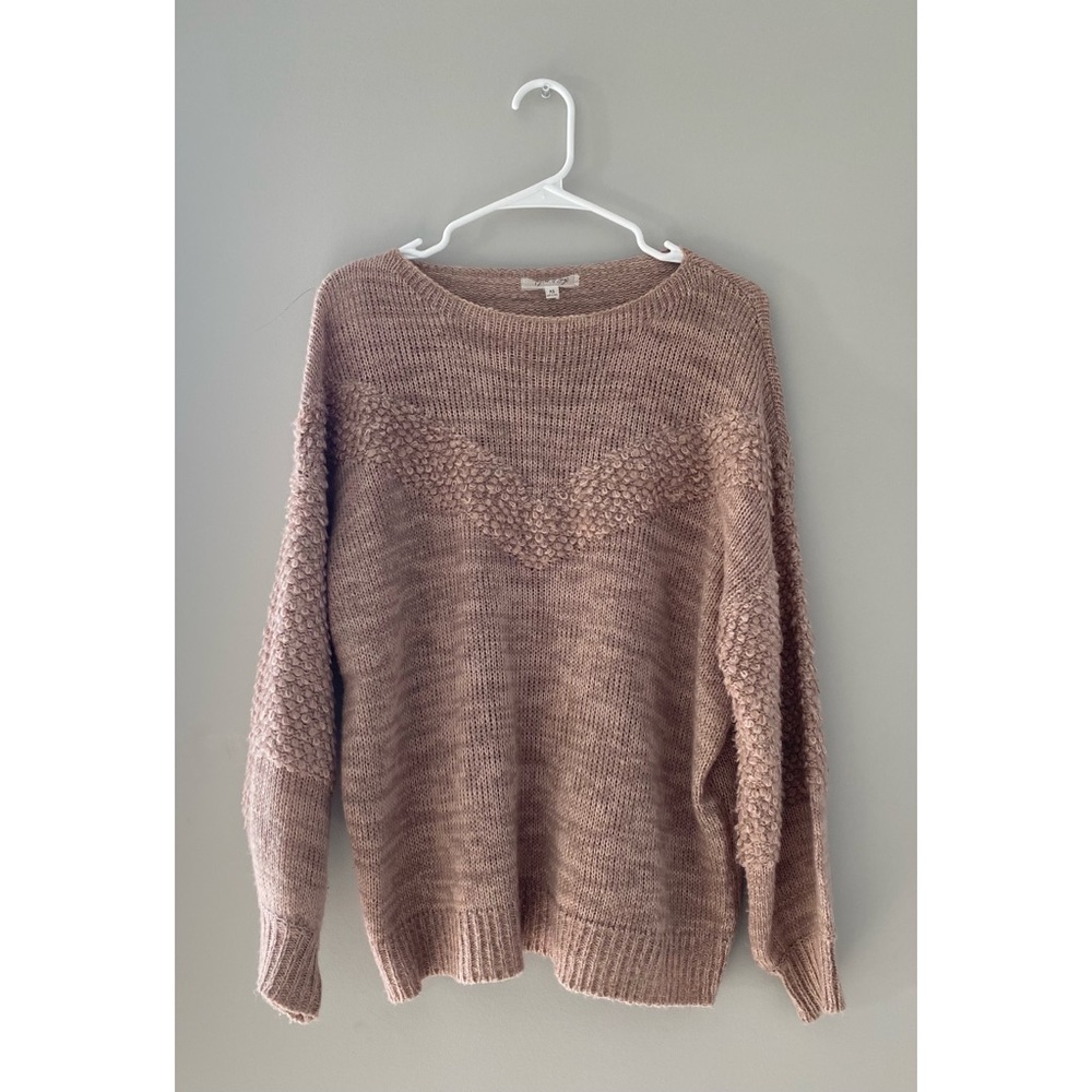 Taylor and Sage Pink Mauve Crewneck Sweater XS